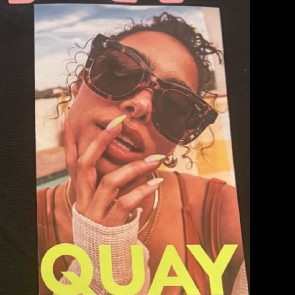 BOGO 🌸🌼 NWOT Quay Australia Black Tote Bag - Picture 5 of 5